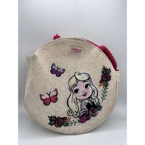 Disney Animators Collection Princess Aurora Swim Bag Round Flowers Butterflies